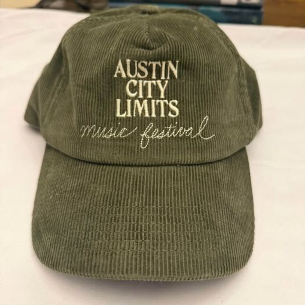 Austin City Limits Music Festival Hat – Green Corduroy